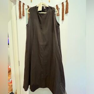 NWT MUJI BRUSHED JUMPER DRESS W POCKETS